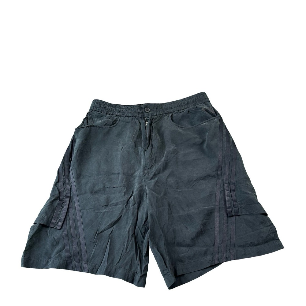 Adidas X Y-3 Black Lightweight Cotton Mens Cargo Short Size Small GUC